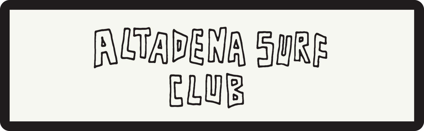 Altadena Surf Club Bumper Sticker